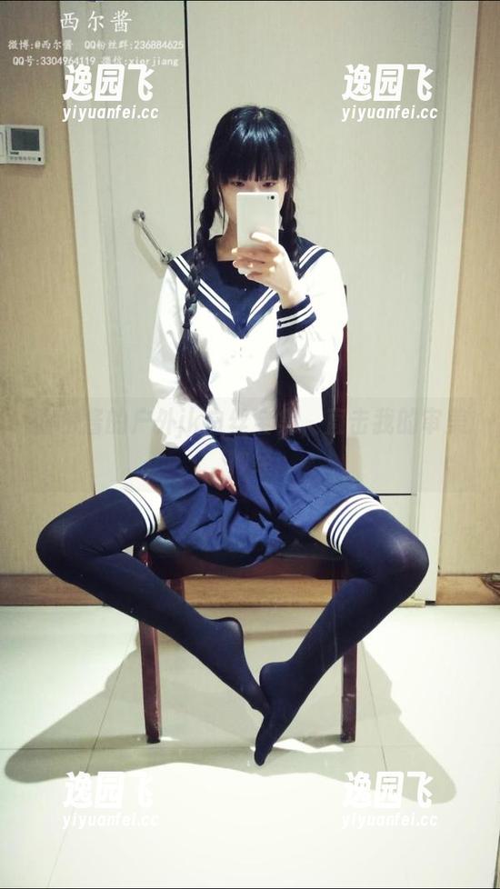 西尔酱的户外jk白丝全集，直击我的审美神经