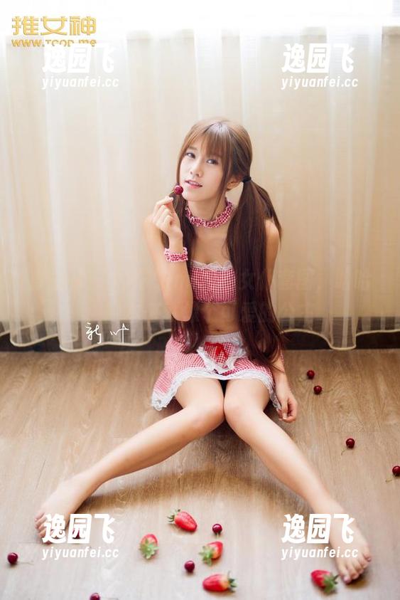 青豆客 - 尤美Yumi拍的女仆套图，哈哈，她本来就像个可爱的公主
